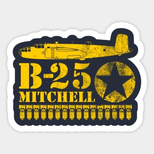 B-25 Mitchell (distressed) Sticker